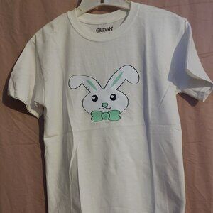 Bunny Face Easter Shirt | Kids Bunny Graphic Tee | Spring Easter Outfit